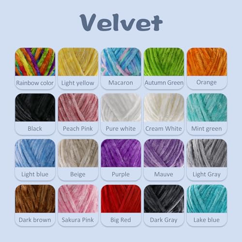 51sv13zbf2l.jpg Mint Green 2 Skeins Fluffy Chunky Yarn for Crocheting and Knitting