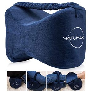 Side Sleepers Relief from Sciatica and Back/Leg Pain with Memory Foam Knee Pillow + Free Sleep Mask and Ear Plugs |