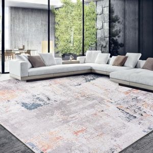 Hombys Modern Area Rug for Living Room and Bedroom - Large Boho Floor Carpet with Non-Slip Backing | Hombys Large Bo