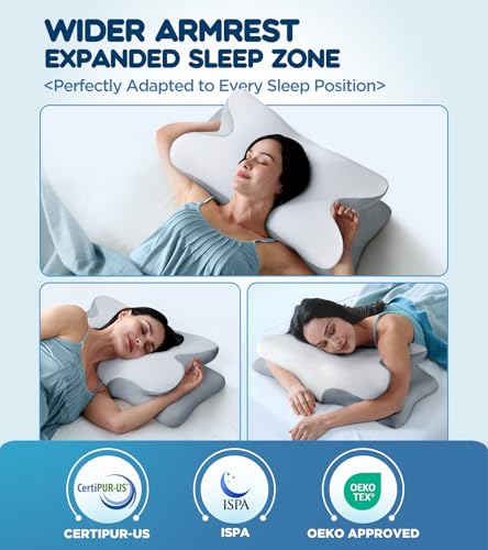 51xdaszfkl.jpg Ergonomic Cooling Cervical Pillow for Pain Relief and Neck Support