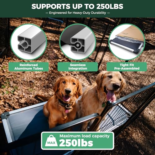 51yuxp8jbl.jpg FXW TitanNest Chew-Proof Durable & Washable Large Dog Bed, Indoor/Outdoor/Camping Use, 50-Inch Grey FXW TitanNest Chew