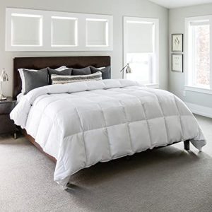 Gray Eagle White Ultra Soft Oversized King Comforter – All-Season, Lightweight & Fluffy