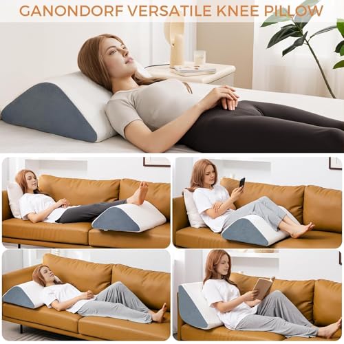 51yw6i1ninl.jpg Post-Surgery Recovery Knee Wedge Pillow 8'' for Leg Elevation Support and Pain Relief | Knee Wedge Pillow 8'' with R