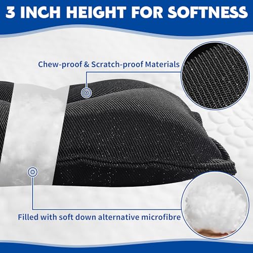 51z2bdjf7ml 1.jpg Chew Proof Dog Bed for Aggressive Chewers and Crazy Diggers - Indestructible and Durable Dog Crate Bed | Water Resis