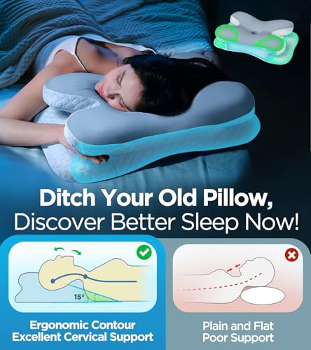 51zganlrbsl.jpg Osteo Enjoy Non-Temperature Affected Memory Foam Sleeping Cervical Neck Pillow for Side Sleepers | Osteo Enjoy Q-max