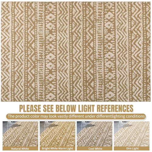 61hjmdoudgl 1.jpg HOMBYS Moroccan Shag Area Rug - Modern Plush Non-Shedding for Living Room and Bedroom, Thick Soft Transitional Carpet, 5