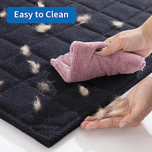 61bkzqpuanl.jpg HOMBYS Chew Proof Dog Crate Bed Mat for Aggressive Chewers, Durable Plaid Mat 22"x35" for Medium Dogs HOMBYS Indestructi