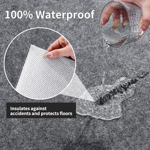 61ftztqjfil 2.jpg HOMBYS 100% Waterproof Non-Slip 8x10 ft Rug Pad for Hardwood Floors | HOMBYS Non-Slip Carpet Pads for All Floors and