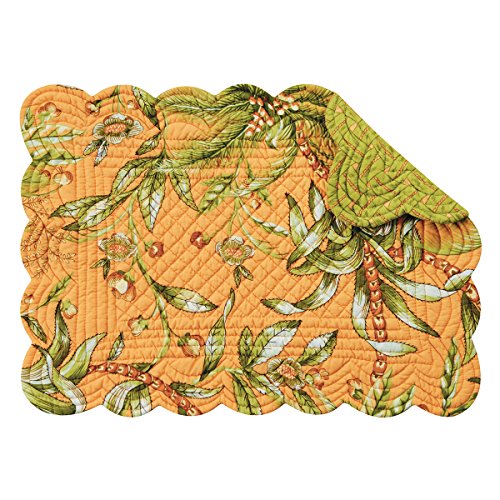 61mxwgs9efl.jpg C&F Home Barbados Sunset Rectangle Placemats Set of 6 Orange C&F Home Barbados Sunset Rectangle Placemats Set of 6 Coast