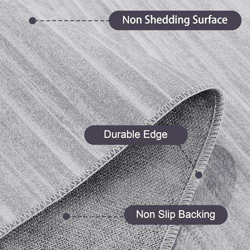 61mxxq1snnl 1.jpg HOMBYS 10x14 Modern Area Rug for Living Room and Bedroom, Non-Shedding Ombre Tonal Floor Carpet with Non-Slip Backing, M