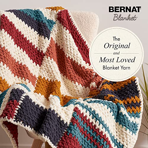 61tzckfwcl 3.jpg Bernat Super Bulky Acrylic Yarn - Chunky Chenille for Knitting and Crocheting (Gray Storm, 220 Yards 2-Pack) Bernat Ch